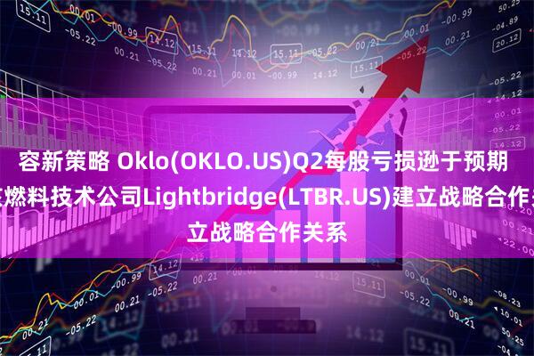 容新策略 Oklo(OKLO.US)Q2每股亏损逊于预期 与核燃料技术公司Lightbridge(LTBR.US)建立战略合作关系